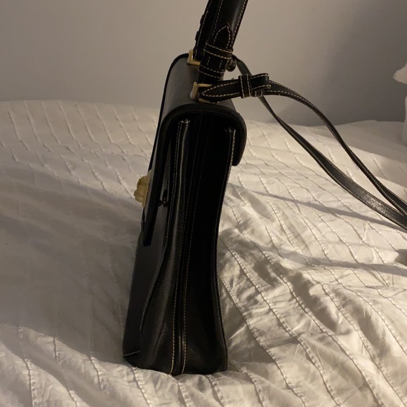 Barry Kieselstein-Cord black handbag with shoulder strap. - Picture 8 of 8